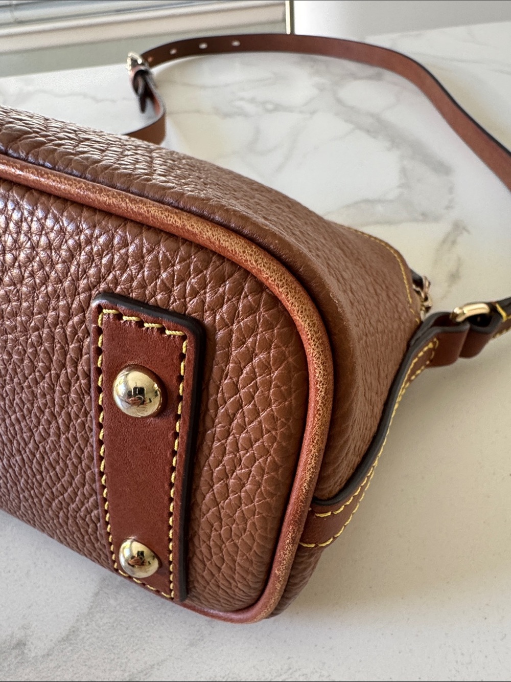 Dooney & Bourke Pebble Grain Mini Domed Crossbody - Picture 7 of 9